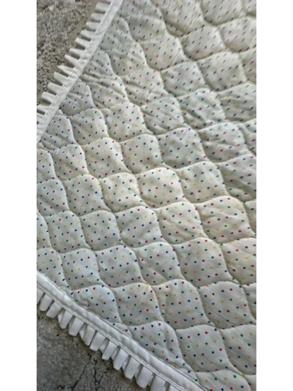 vintage Sue Dreamer Noah's Ark crib quilt